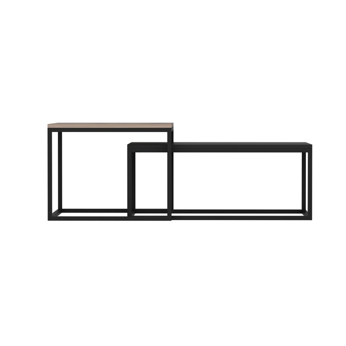 Aucune Mesa de centro LEKA Rectangular Antracita